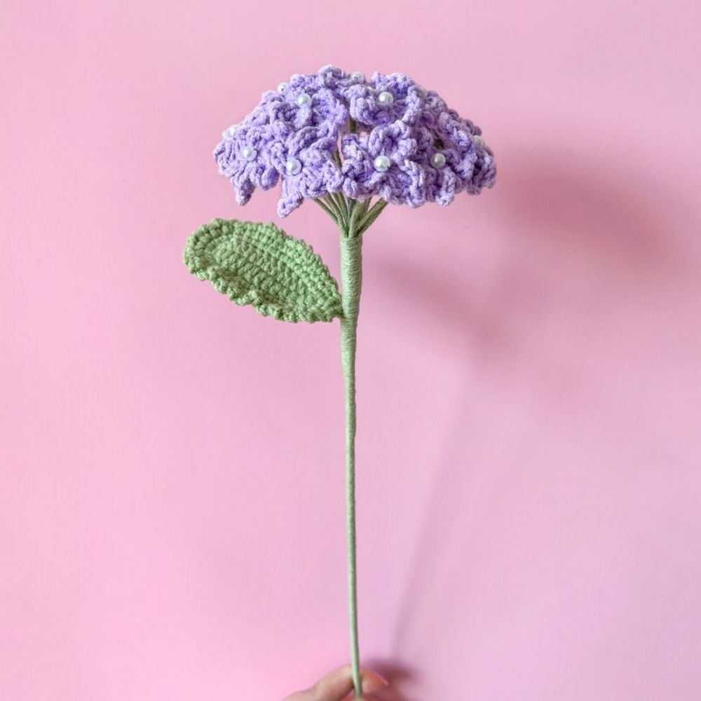 1pc Handmade Knitted Flower Crochet Flower Gift for Her Wedding Gift - DigiVirt