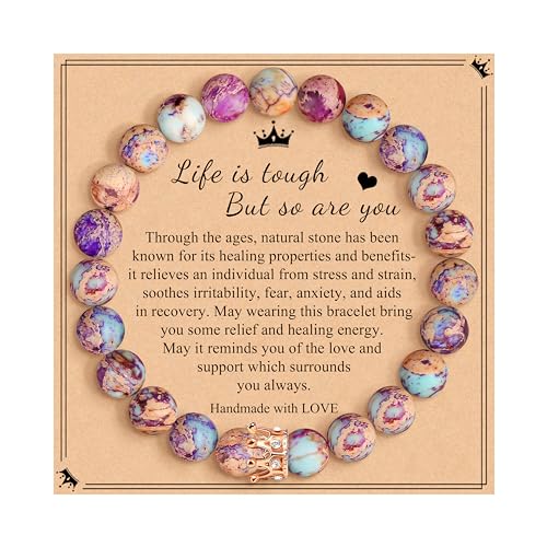 Woman Birthday Gifts Idea Friendship Gifts For Women Best Friends Besties Aunt Female Mom Daughter Granddaughter Gf Anniversary Christmas Valentines Day Graduation Healing Stone Crown Gifts For Her
