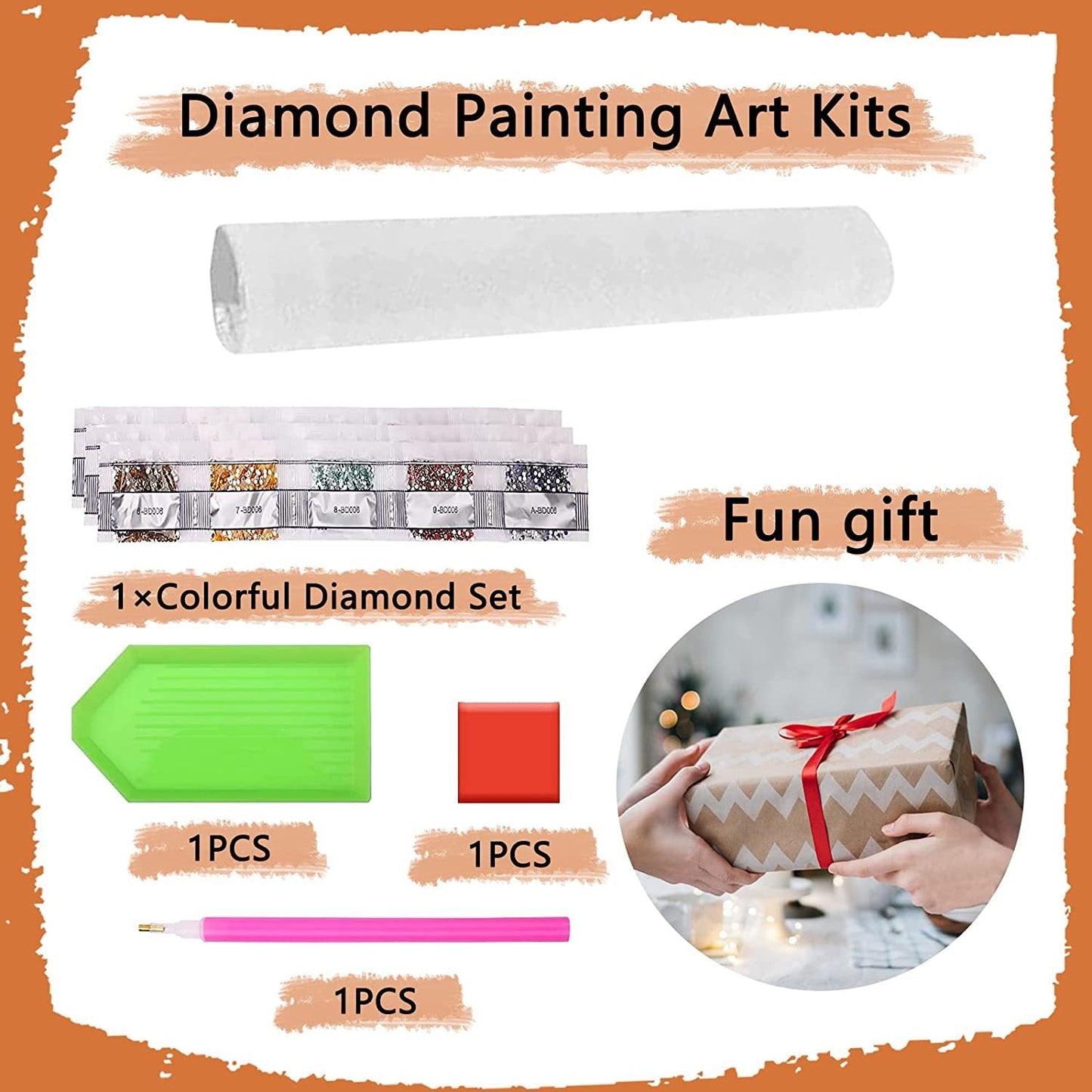 5d Diamond Painting Full Diamond DIY Round Diamond Life Tree Diamond Embroidery Hanging Painting Diamond Sticker Living Room Decorative Painting - DigiVirt