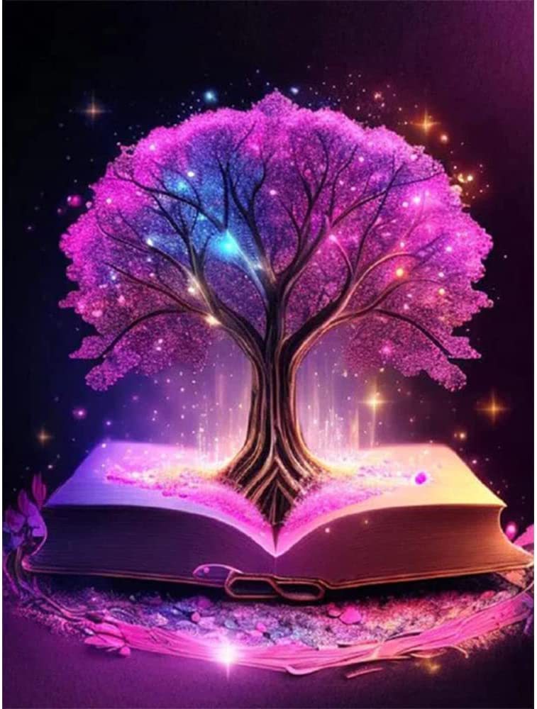 5d Diamond Painting Full Diamond DIY Round Diamond Life Tree Diamond Embroidery Hanging Painting Diamond Sticker Living Room Decorative Painting - DigiVirt