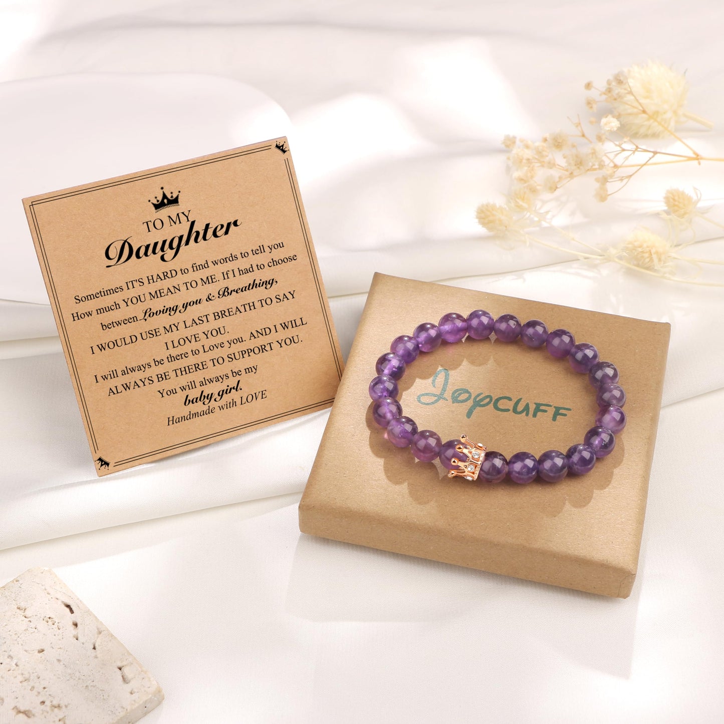 Woman Birthday Gifts Idea Friendship Gifts For Women Best Friends Besties Aunt Female Mom Daughter Granddaughter Gf Anniversary Christmas Valentines Day Graduation Healing Stone Crown Gifts For Her