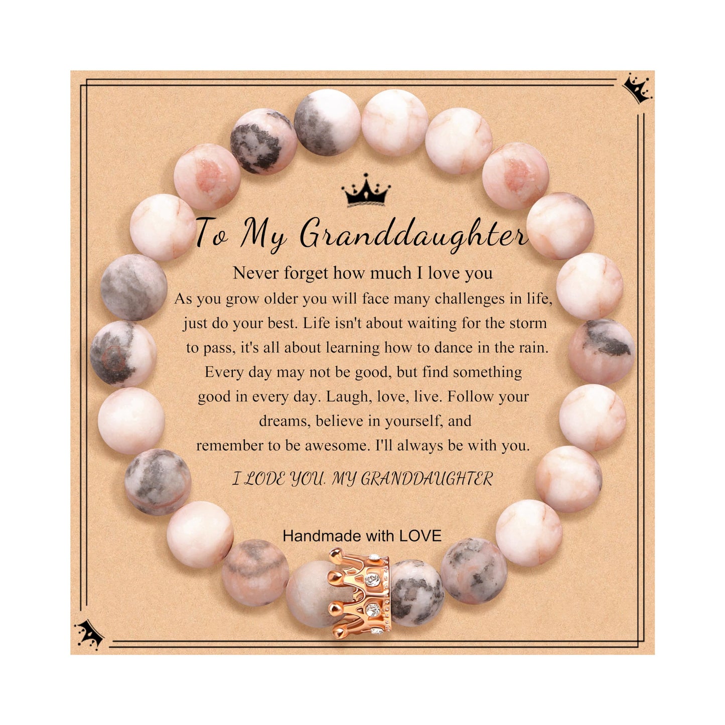 Woman Birthday Gifts Idea Friendship Gifts For Women Best Friends Besties Aunt Female Mom Daughter Granddaughter Gf Anniversary Christmas Valentines Day Graduation Healing Stone Crown Gifts For Her