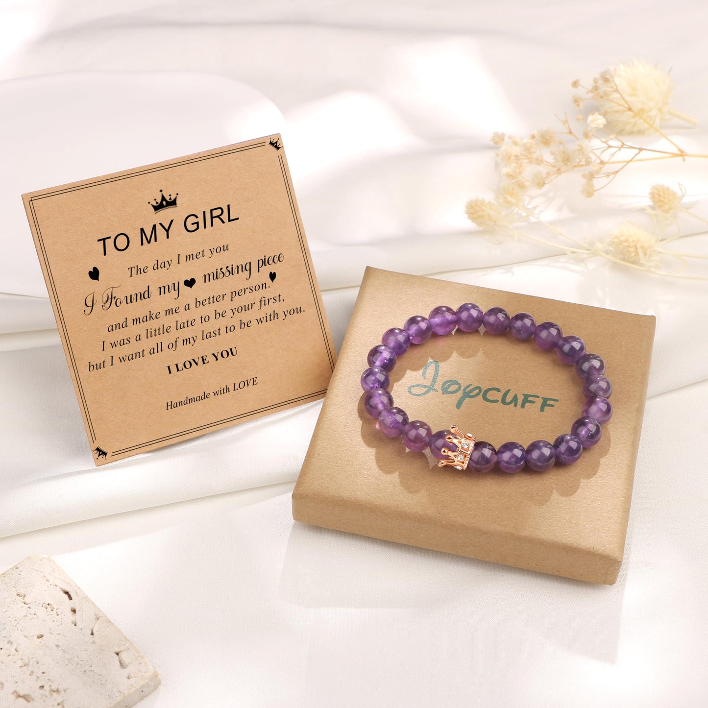 Woman Birthday Gifts Idea Friendship Gifts For Women Best Friends Besties Aunt Female Mom Daughter Granddaughter Gf Anniversary Christmas Valentines Day Graduation Healing Stone Crown Gifts For Her