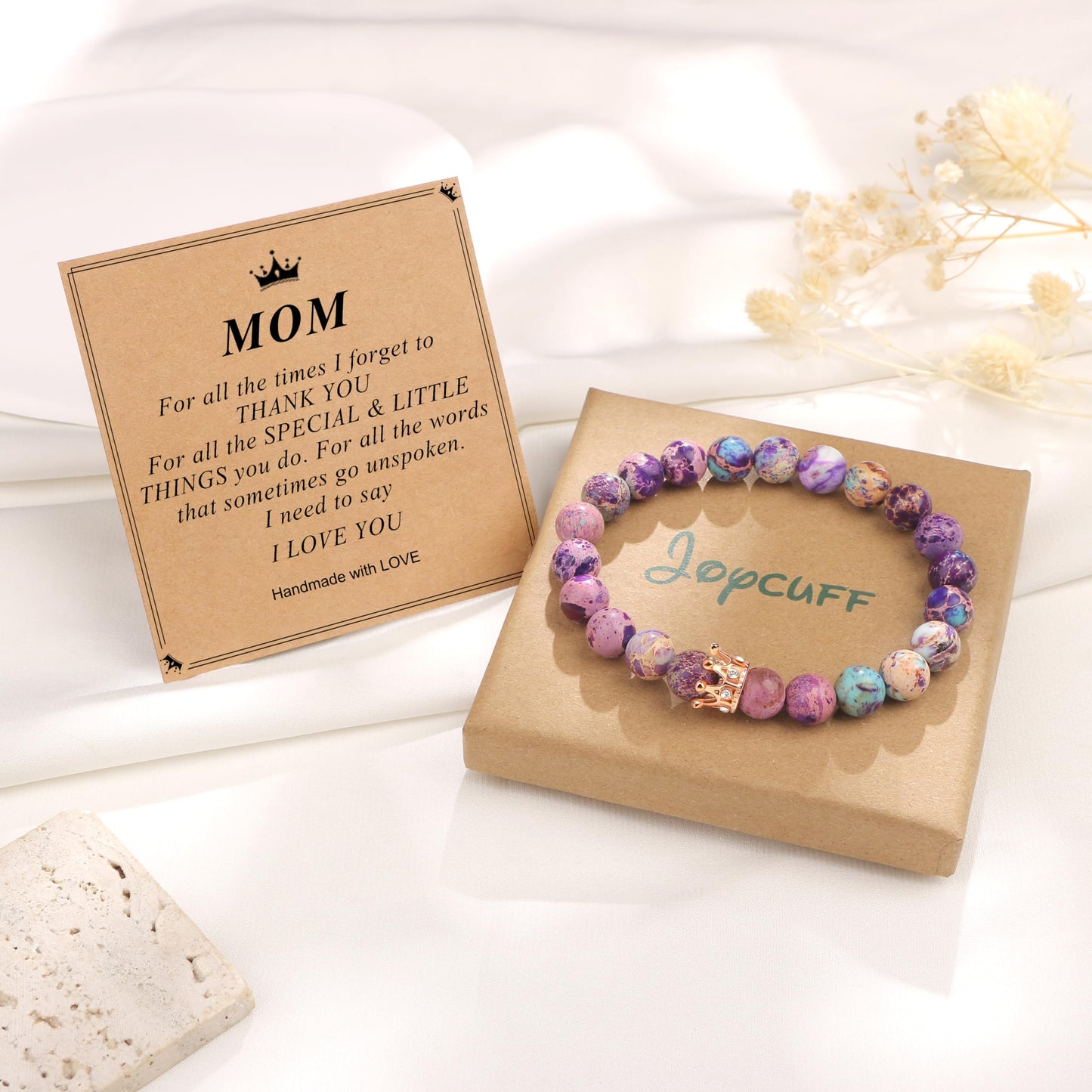 Woman Birthday Gifts Idea Friendship Gifts For Women Best Friends Besties Aunt Female Mom Daughter Granddaughter Gf Anniversary Christmas Valentines Day Graduation Healing Stone Crown Gifts For Her