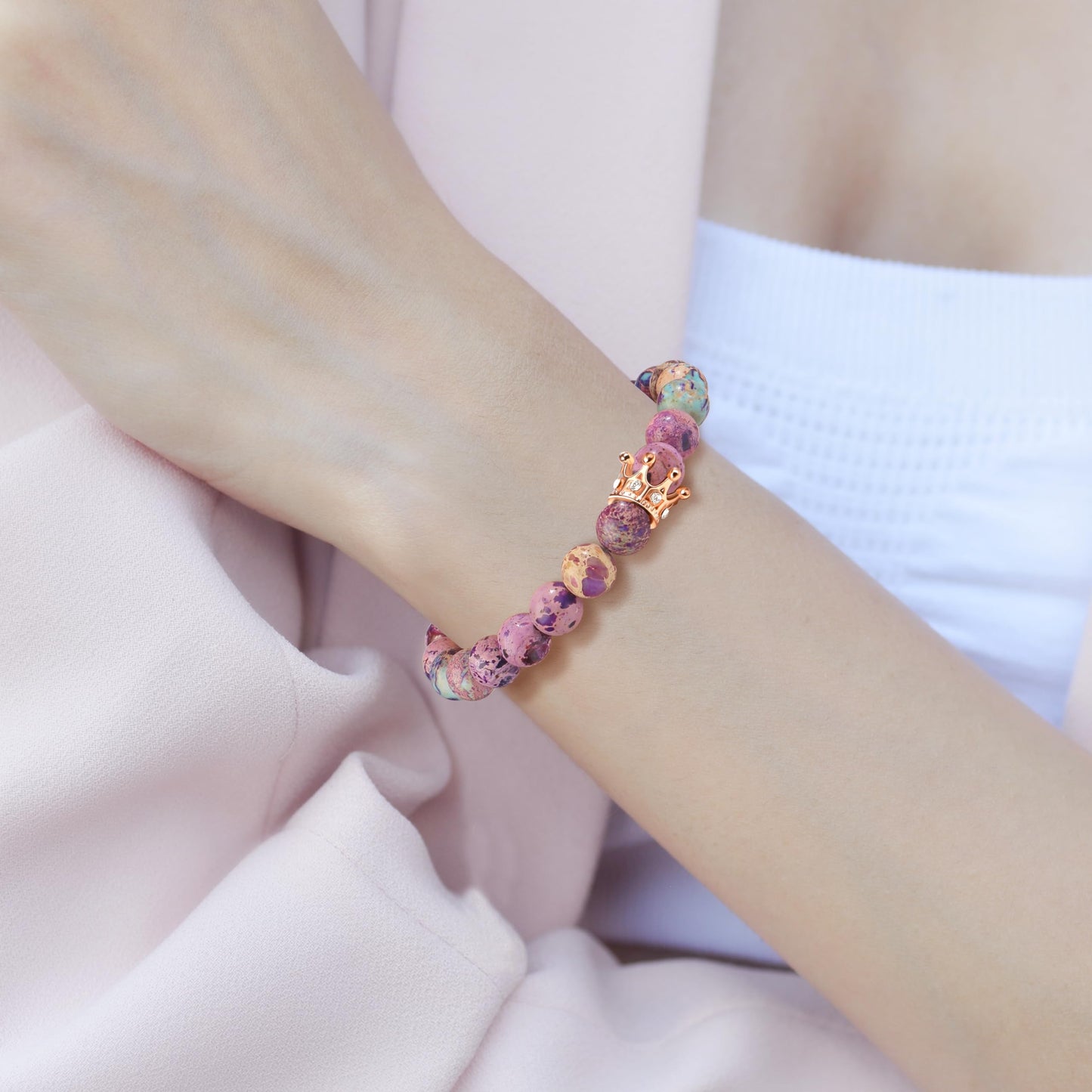 Woman Birthday Gifts Idea Friendship Gifts For Women Best Friends Besties Aunt Female Mom Daughter Granddaughter Gf Anniversary Christmas Valentines Day Graduation Healing Stone Crown Gifts For Her