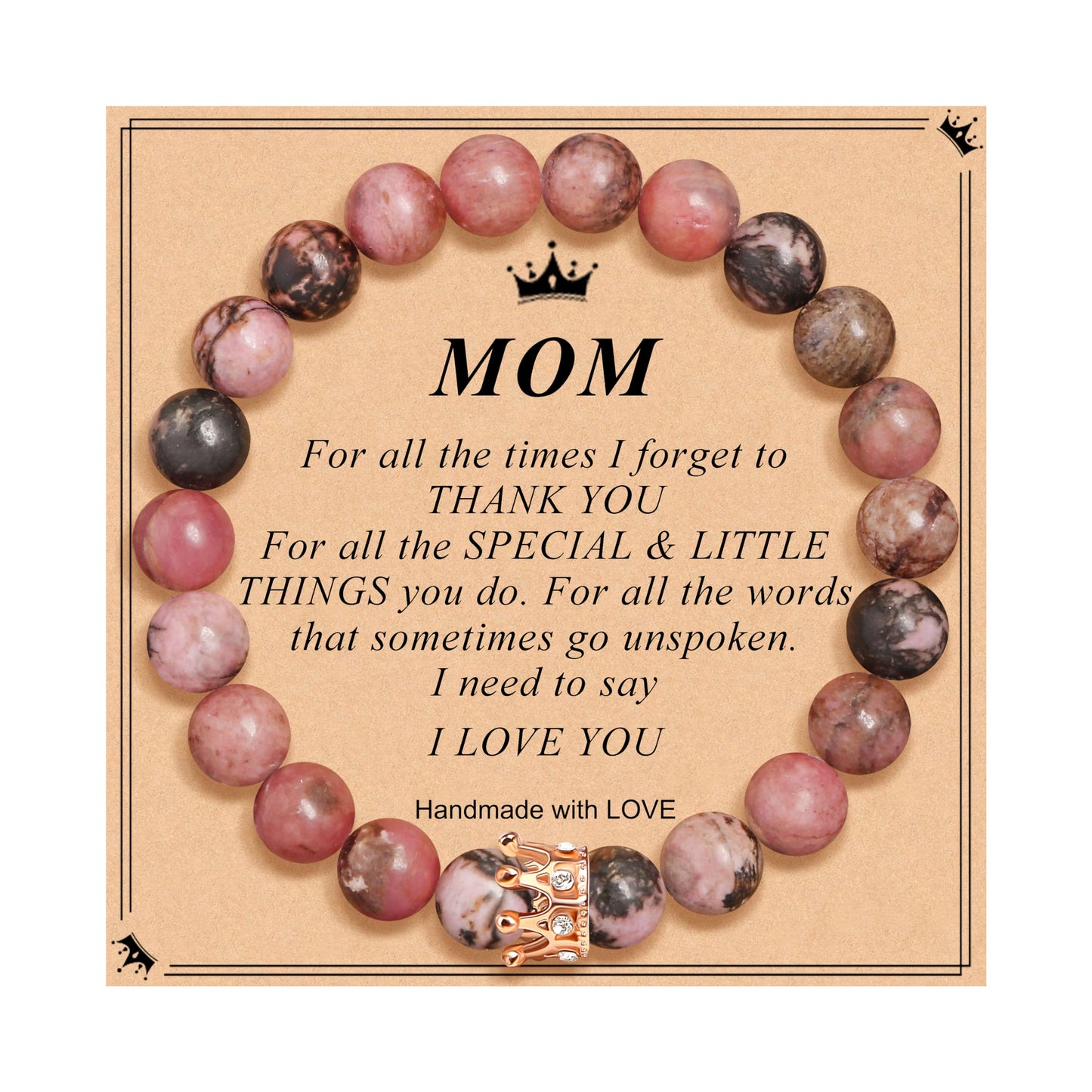 Woman Birthday Gifts Idea Friendship Gifts For Women Best Friends Besties Aunt Female Mom Daughter Granddaughter Gf Anniversary Christmas Valentines Day Graduation Healing Stone Crown Gifts For Her