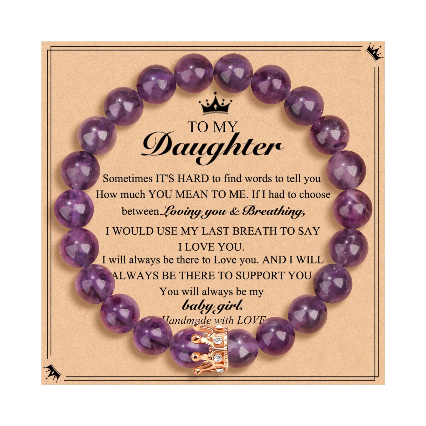 Woman Birthday Gifts Idea Friendship Gifts For Women Best Friends Besties Aunt Female Mom Daughter Granddaughter Gf Anniversary Christmas Valentines Day Graduation Healing Stone Crown Gifts For Her