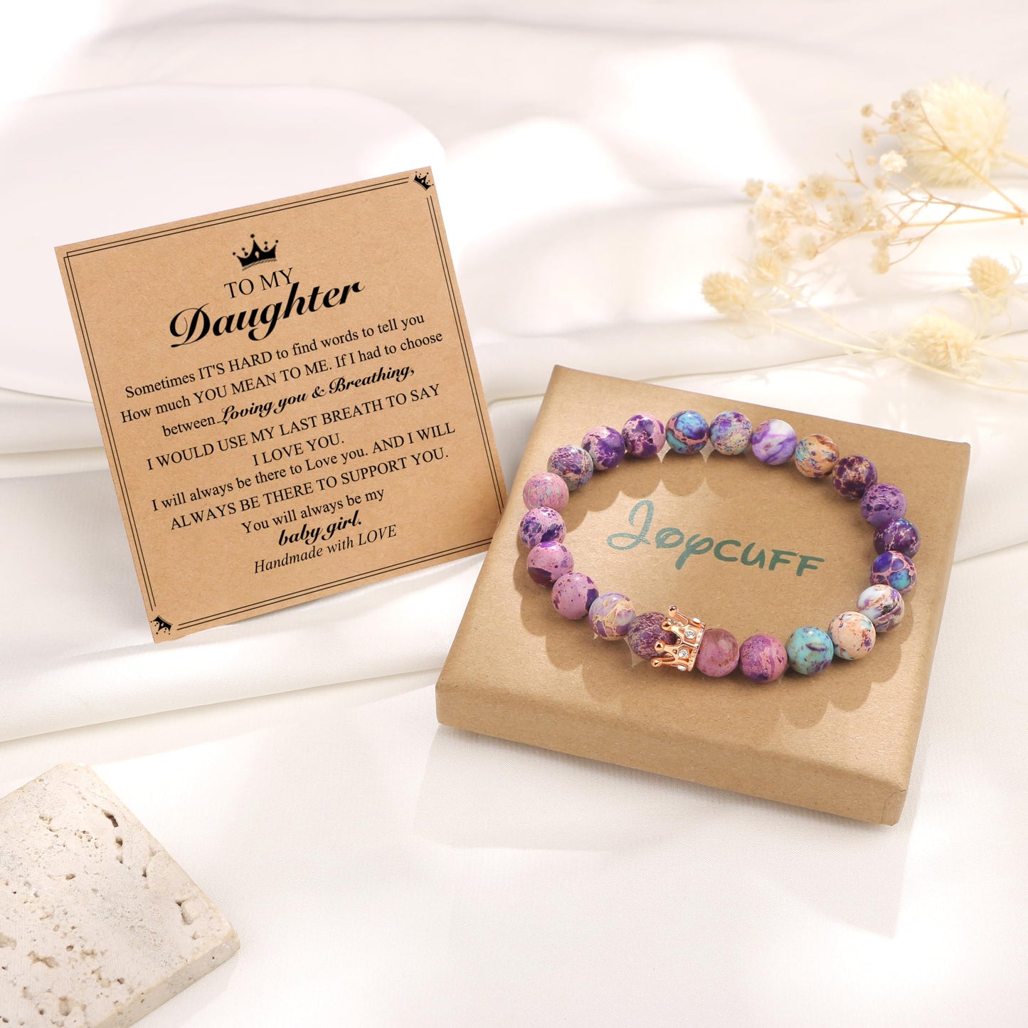 Woman Birthday Gifts Idea Friendship Gifts For Women Best Friends Besties Aunt Female Mom Daughter Granddaughter Gf Anniversary Christmas Valentines Day Graduation Healing Stone Crown Gifts For Her