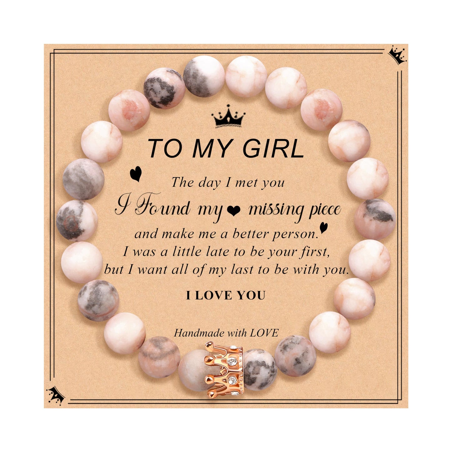 Woman Birthday Gifts Idea Friendship Gifts For Women Best Friends Besties Aunt Female Mom Daughter Granddaughter Gf Anniversary Christmas Valentines Day Graduation Healing Stone Crown Gifts For Her