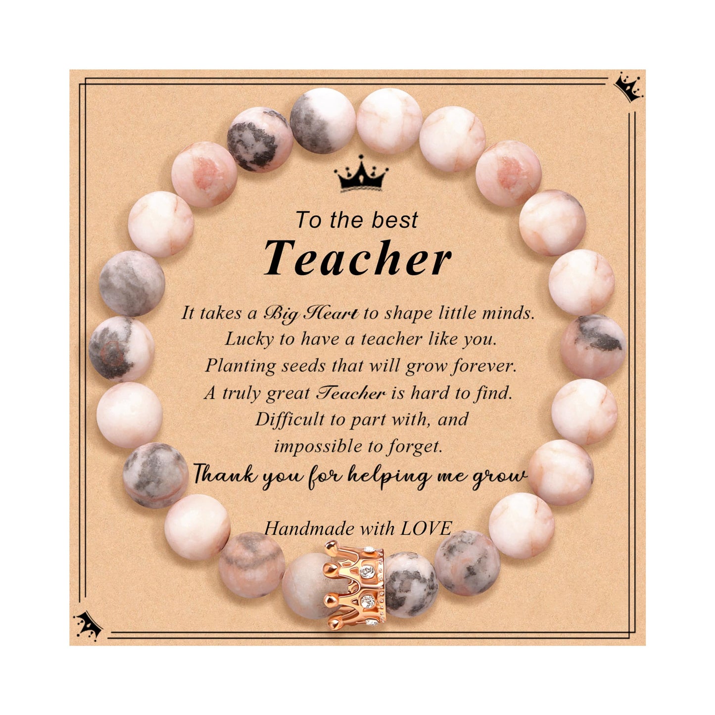 Woman Birthday Gifts Idea Friendship Gifts For Women Best Friends Besties Aunt Female Mom Daughter Granddaughter Gf Anniversary Christmas Valentines Day Graduation Healing Stone Crown Gifts For Her