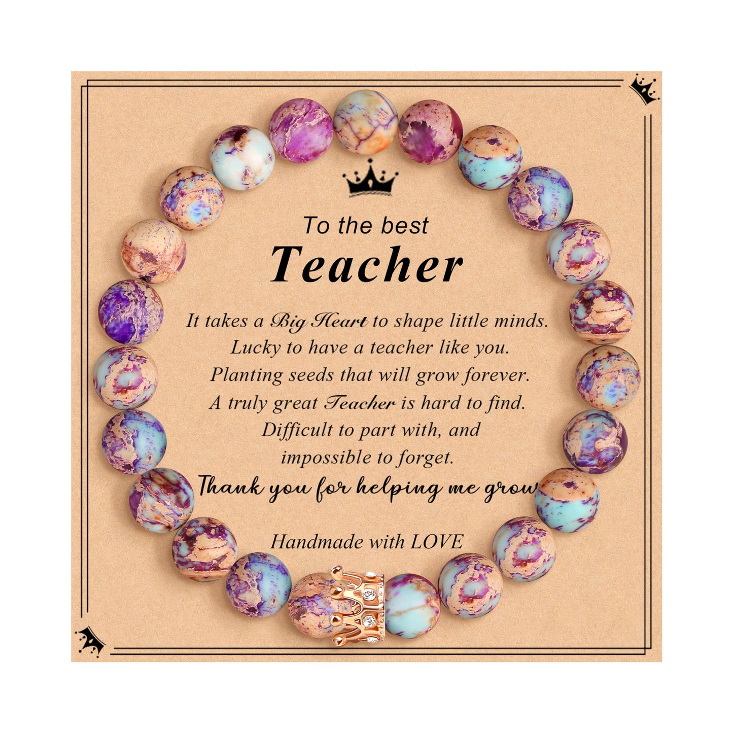 Woman Birthday Gifts Idea Friendship Gifts For Women Best Friends Besties Aunt Female Mom Daughter Granddaughter Gf Anniversary Christmas Valentines Day Graduation Healing Stone Crown Gifts For Her