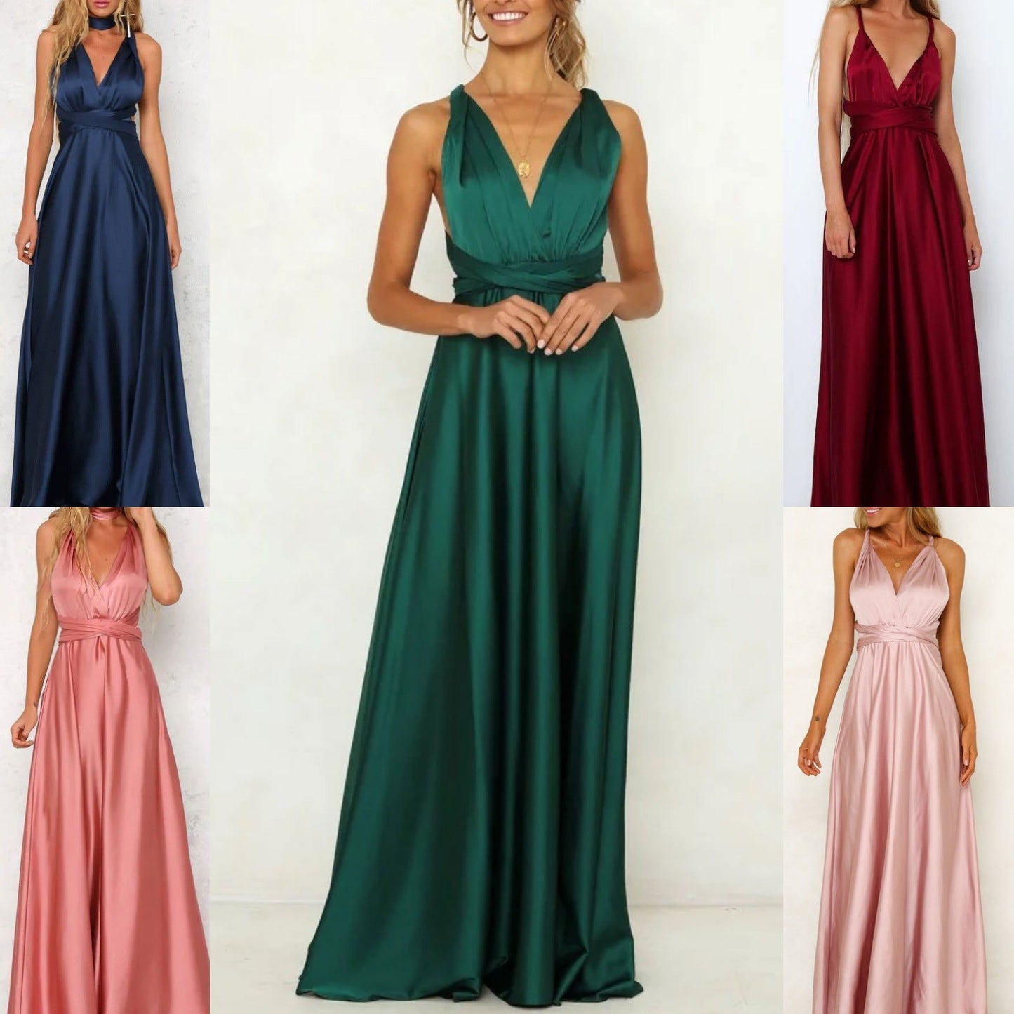 Bridesmaid Dress Floor Length Wedding Dress Evening dress - DigiVirt