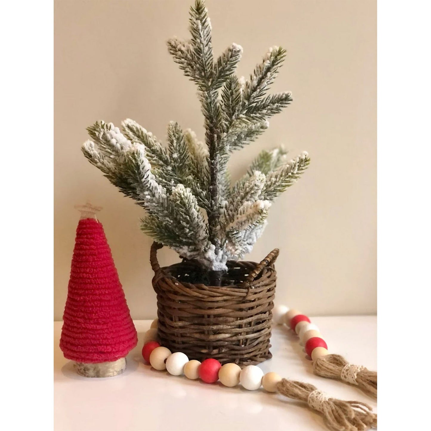 Christmas Mini Christmas Tree Table Shelf Scene Layout Decorations Tray Ornaments - DigiVirt