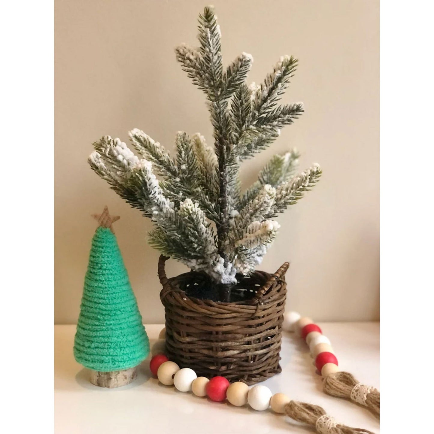 Christmas Mini Christmas Tree Table Shelf Scene Layout Decorations Tray Ornaments - DigiVirt
