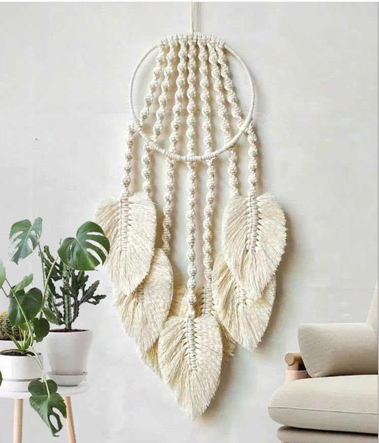 Creative Woven Leaves Tapestry Wall Decor - DigiVirt