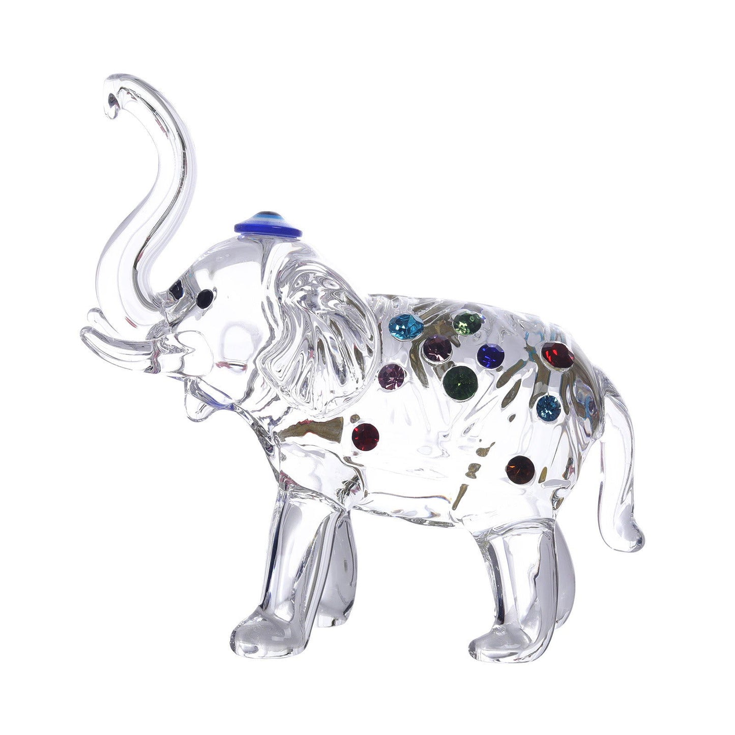 Crystal Elephant With Diamond Transparent Crystal Crafts Office Indoor Living Room Entrance Ornaments Children's Birthday Gift - DigiVirt