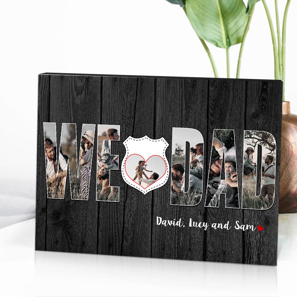 Custom Home Wall Decor Father's Day Gift For Father from My Dearest Dad Gift for Father's Day - DigiVirt