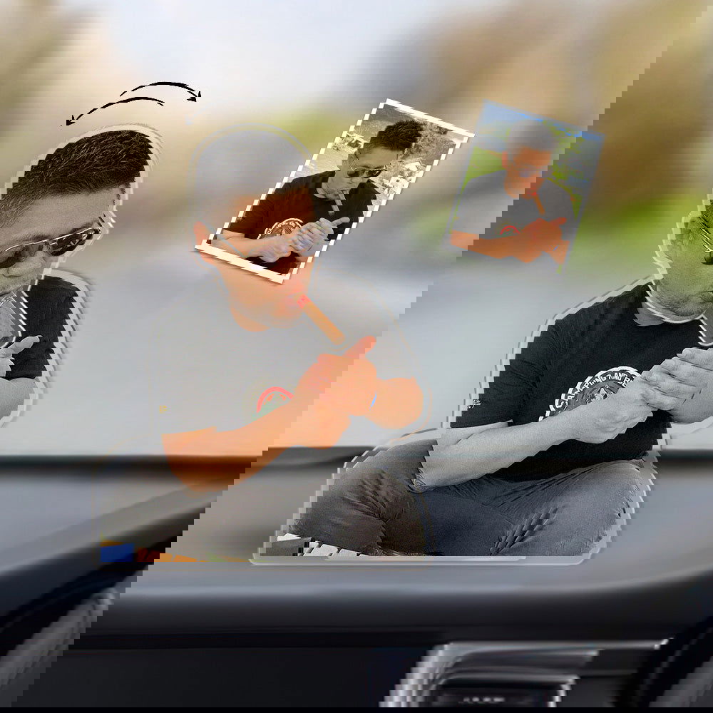 Custom Photo Automatic Shaking Head Ornament Personalized Car Dashboard Decoration Home Desktop Ornament - DigiVirt