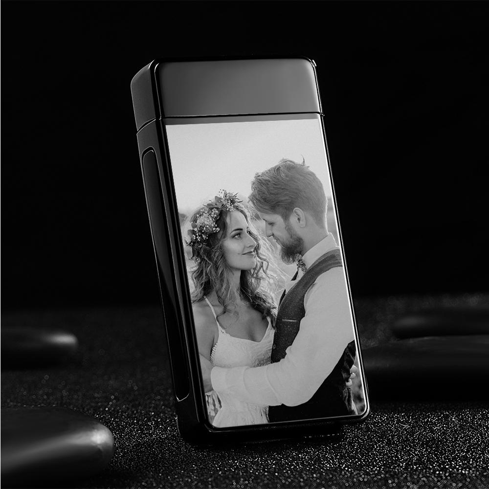 Custom Photo Lighter Engraved Calendar Lighter Valentine's Gift For Lovers - DigiVirt