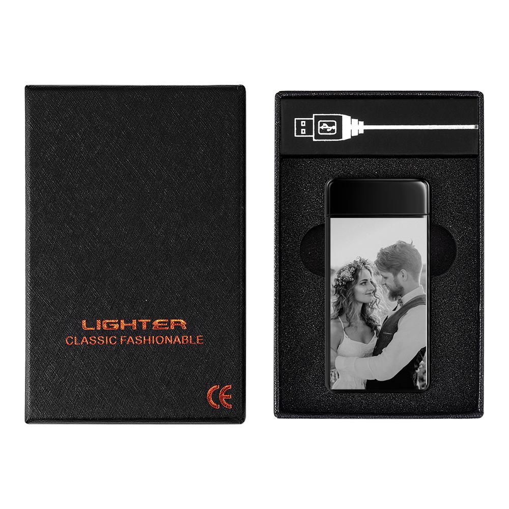 Custom Photo Lighter Engraved Calendar Lighter Valentine's Gift For Lovers - DigiVirt