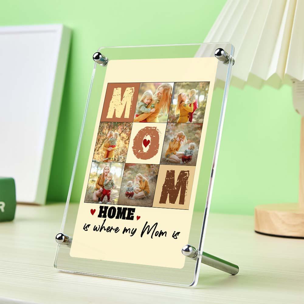 Custom Photo Plaque Gift Mom Collage Plauqe Mother's Day Photo Gift - DigiVirt