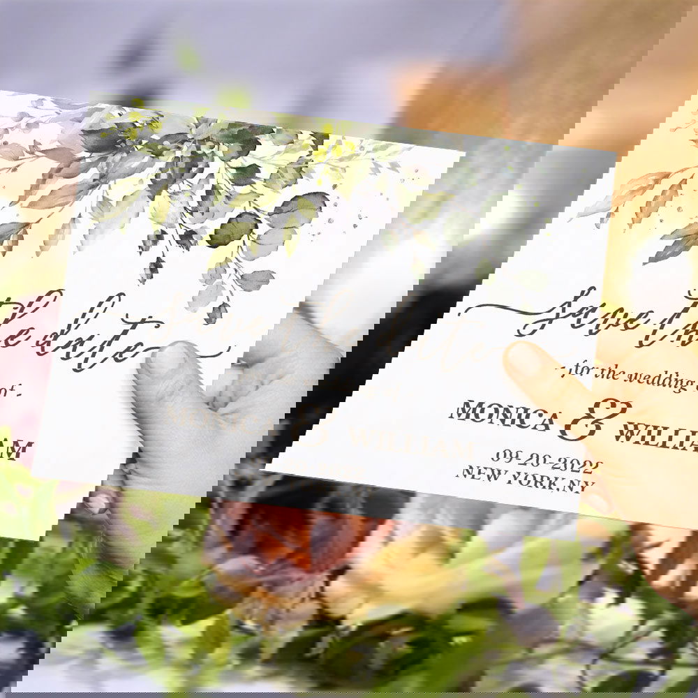 Custom Wedding Invitations - Personalized Save the Date Cards - DigiVirt