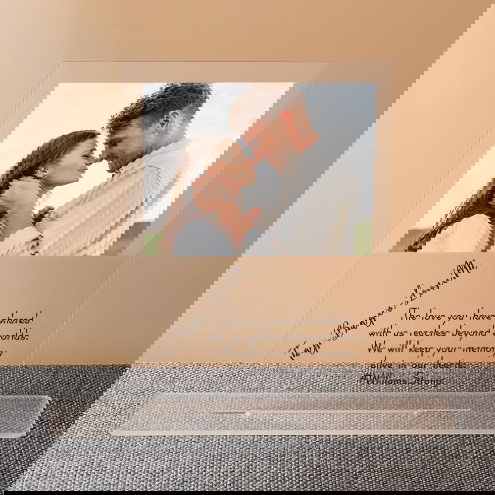 Customized Acrylic Sign with Picture and Text - DigiVirt