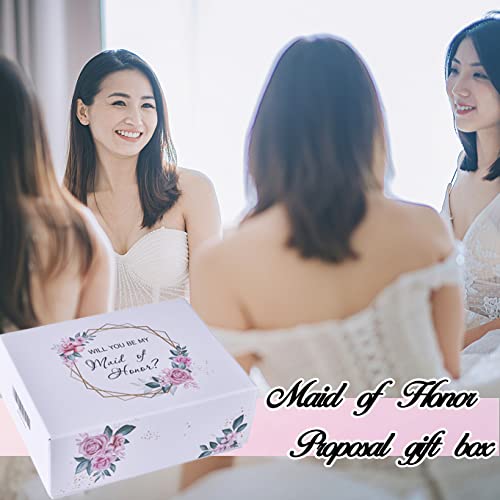 DHQH Bridesmaid Proposal Gifts Box Sets From Bride,Will You Be My Bridesmaid,6 oz Bride Tribe Stainless Steel champagne glasses Bachelorette Party SPA Gifts Bridal Showers - DigiVirt