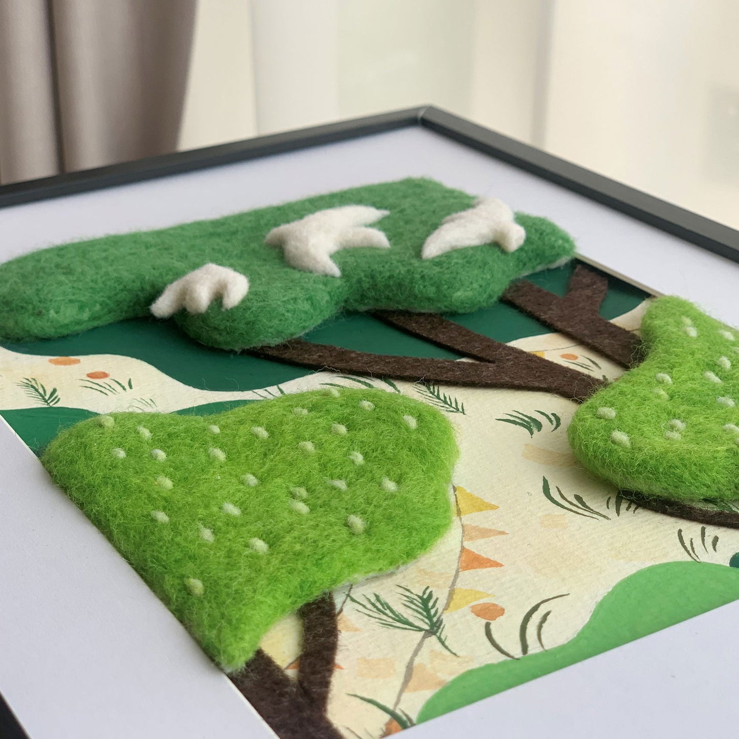 Felt Decorative Painting - Handcrafted Artwork for Home Décor - DigiVirt