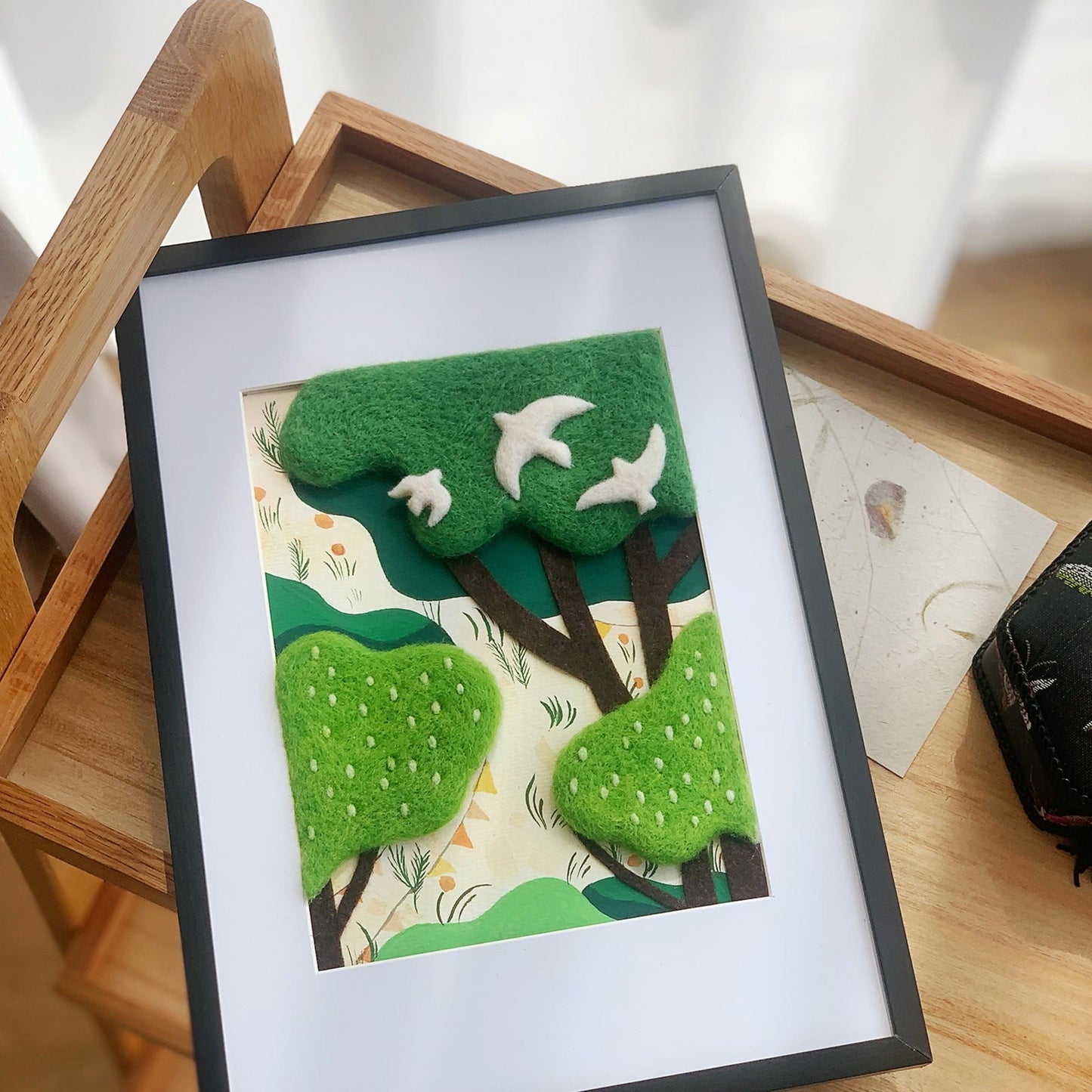 Felt Decorative Painting - Handcrafted Artwork for Home Décor - DigiVirt