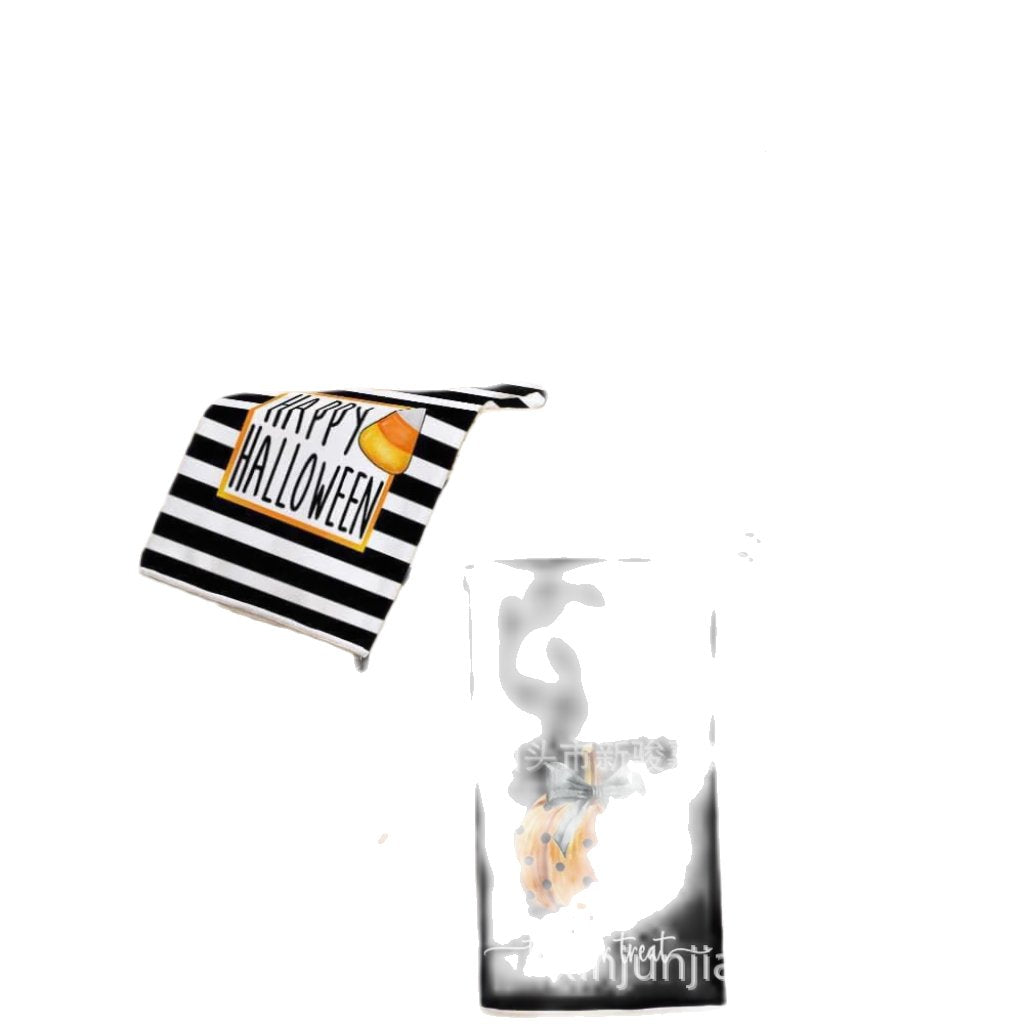 Fun Pumpkin Printing Absorbent Kitchen Dish Towel Suit Tea Towel Can Be Customized Logo - DigiVirt