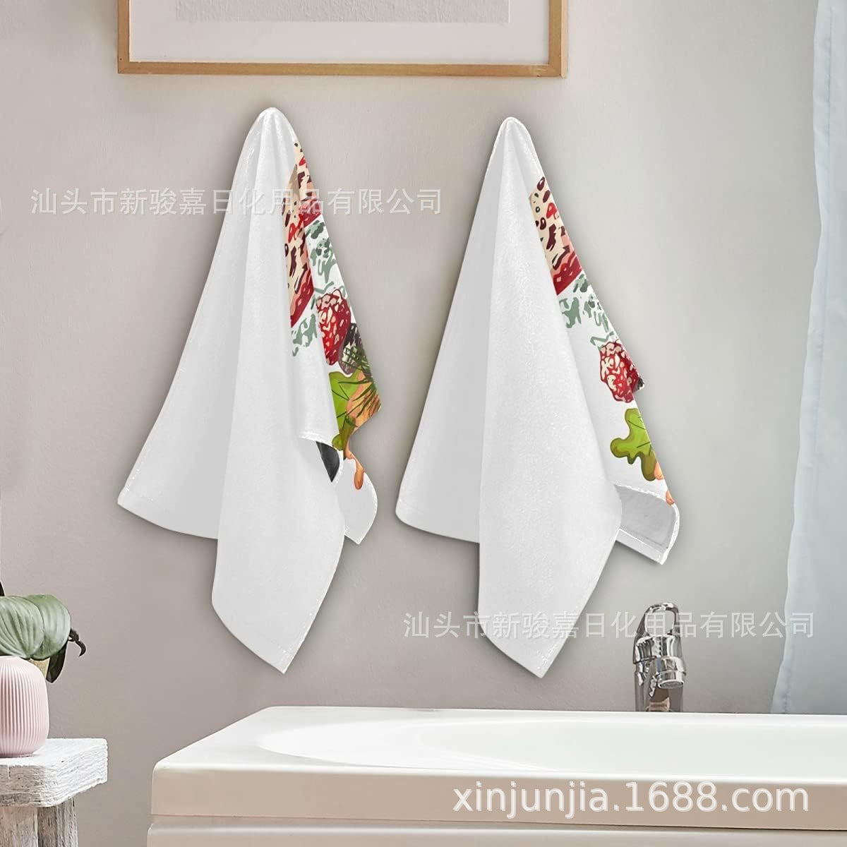 Fun Pumpkin Printing Absorbent Kitchen Dish Towel Suit Tea Towel Can Be Customized Logo - DigiVirt