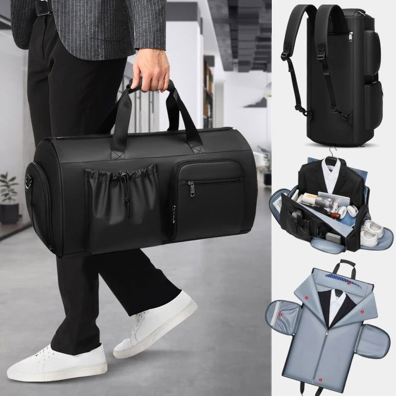 High Quality Waterproof Suit Bag For Men Large Capacity Travel Bag With Shoe Compartment Dry And Wet Separation Travel Organizer - DigiVirt