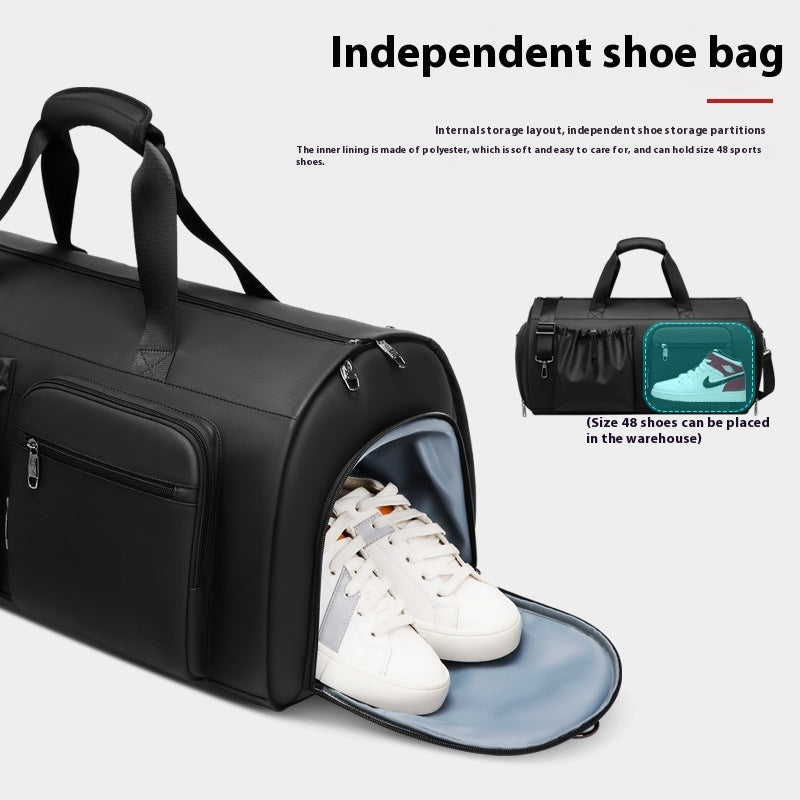 High Quality Waterproof Suit Bag For Men Large Capacity Travel Bag With Shoe Compartment Dry And Wet Separation Travel Organizer - DigiVirt