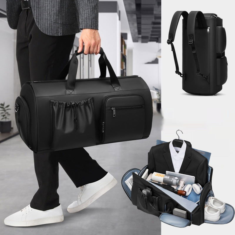 High Quality Waterproof Suit Bag For Men Large Capacity Travel Bag With Shoe Compartment Dry And Wet Separation Travel Organizer - DigiVirt