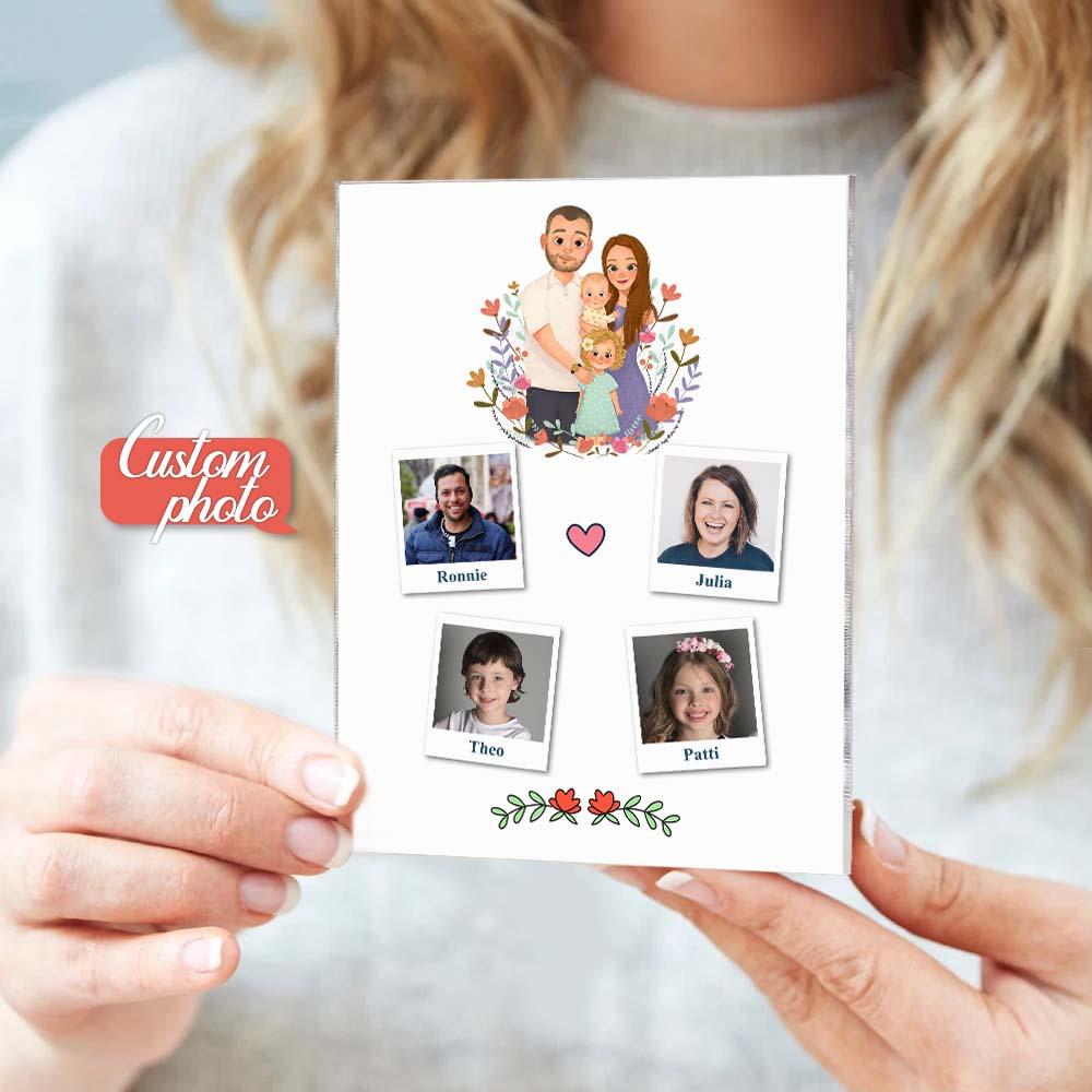 My Family Photo Plaque Best Famliy Gift - DigiVirt
