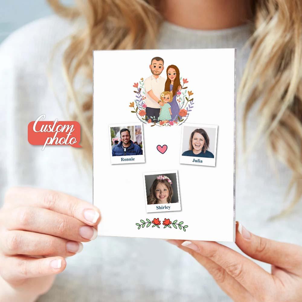 My Family Photo Plaque Best Famliy Gift - DigiVirt