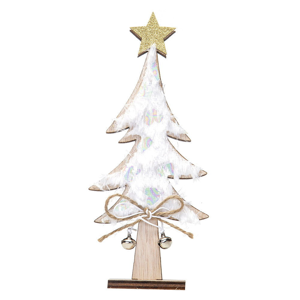 New Christmas Decorations DIY Christmas Wooden Ornaments Christmas Tree Bar Window Ornaments Christmas Gifts - DigiVirt