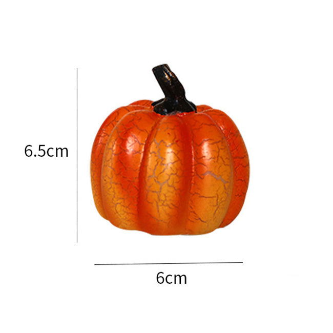 New Halloween Pumpkin Lantern Simulation Pumpkin LED Candle Lamp Resin Luminous Pumpkin - DigiVirt