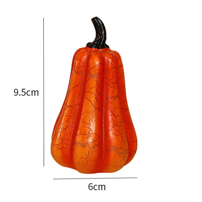 New Halloween Pumpkin Lantern Simulation Pumpkin LED Candle Lamp Resin Luminous Pumpkin - DigiVirt