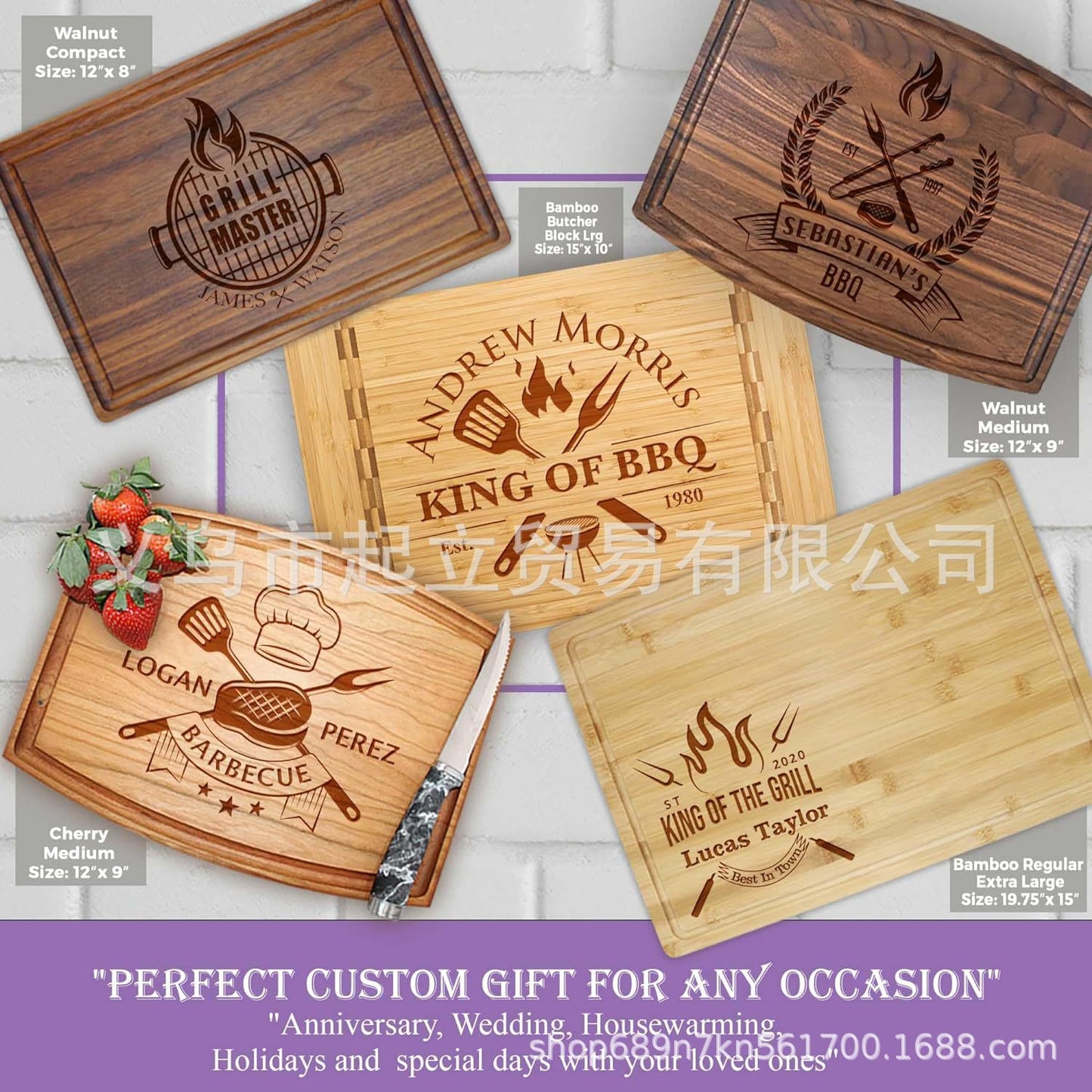 Personalized Father's Day Gift Wooden Cutting Board-Unique Gift Creative Gift