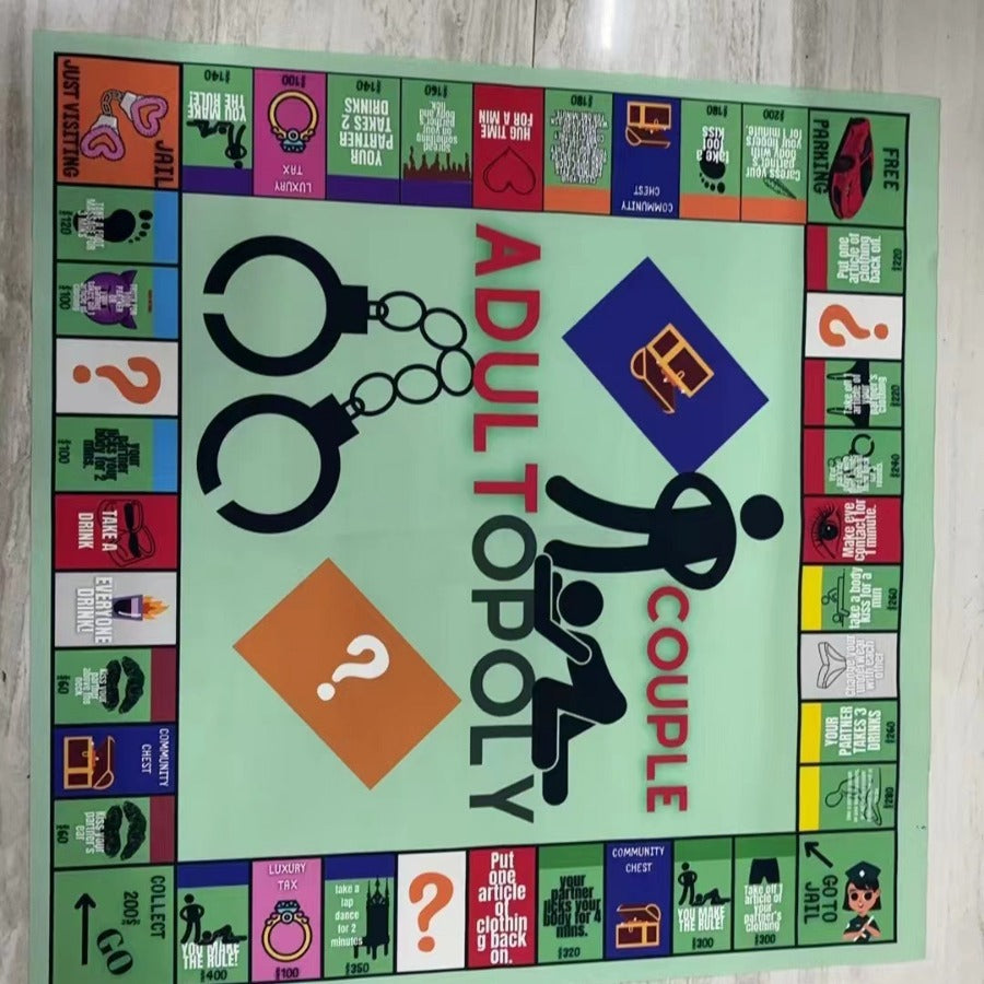 Couple Board Game New 2024 Couple Board Game Monopoly Cardboard Game Props