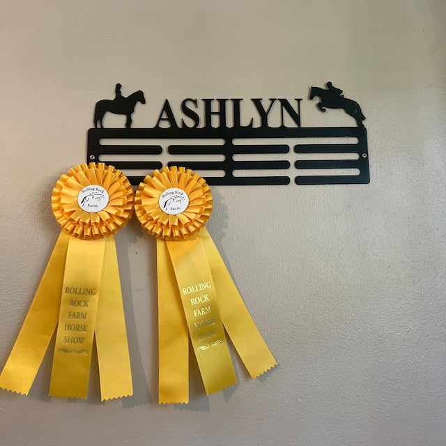 Custom Metal Medal Stand Personalized Equestrian Medal Stand/wrought Iron