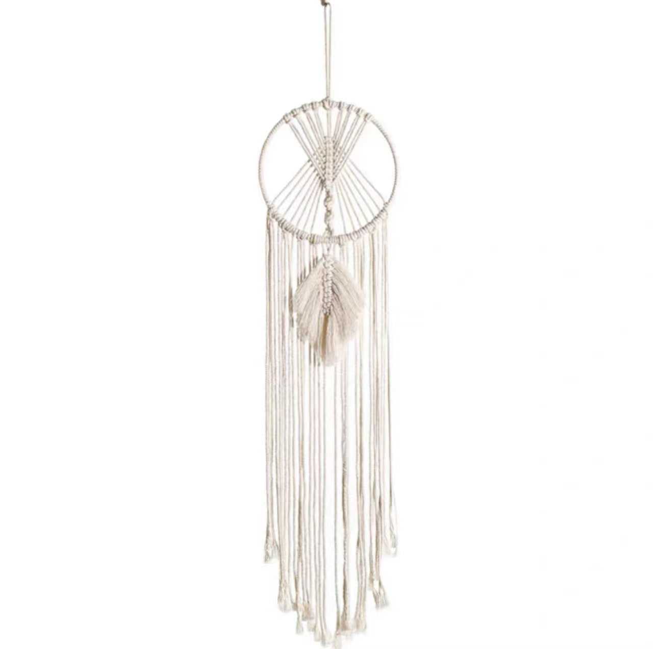 Nordic Popular Woven Tapestry Dream Catcher Handmade Pendant Home Wall Hanging Star Moon Decorative Hanging Macrame