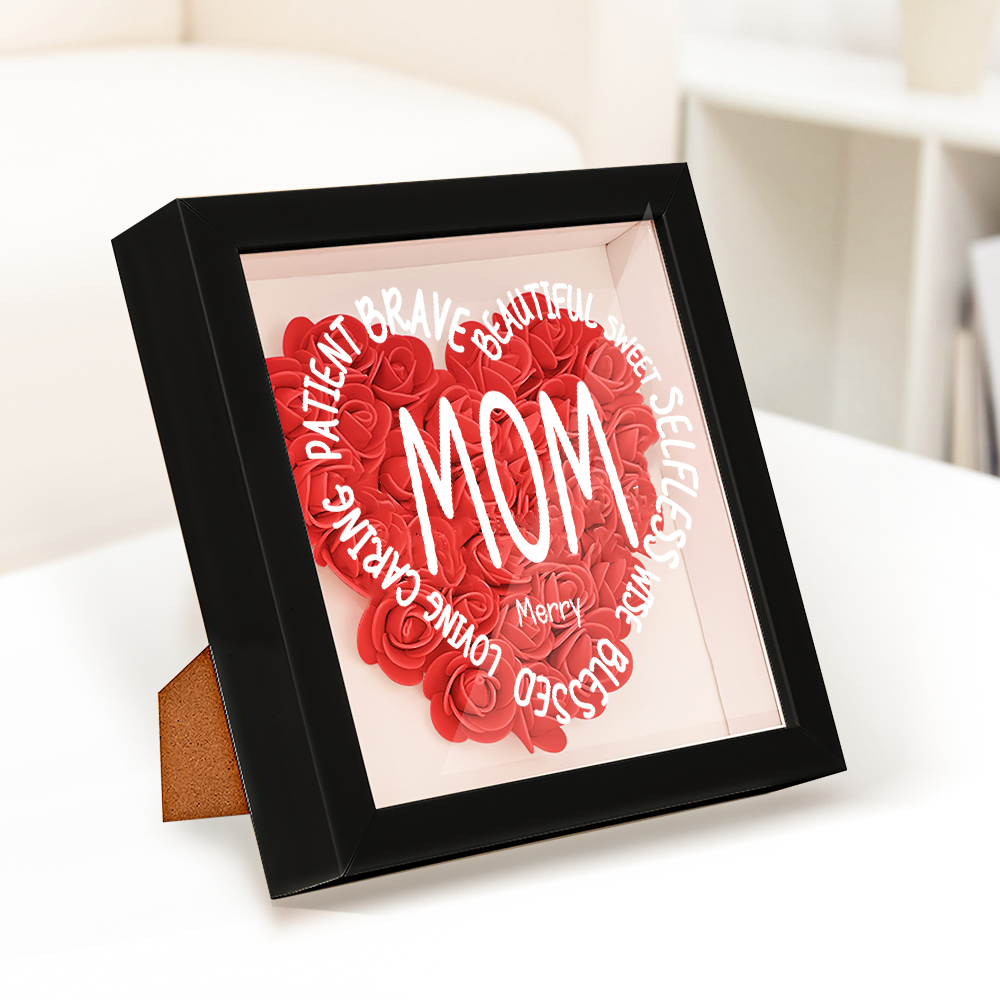 Personalized Flower Keepsake For Mom Custom Name Gift Idea for Mother's Day - DigiVirt