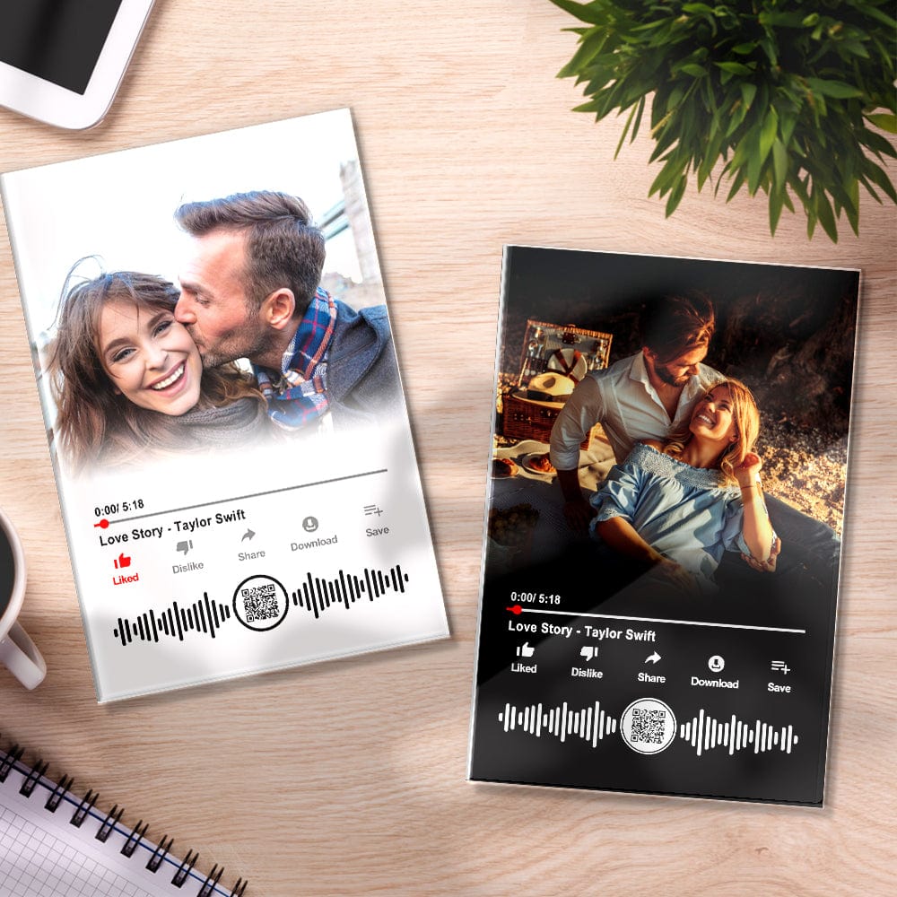 Personalized Music Plaques Photo Plaque Gifts for Couple - DigiVirt