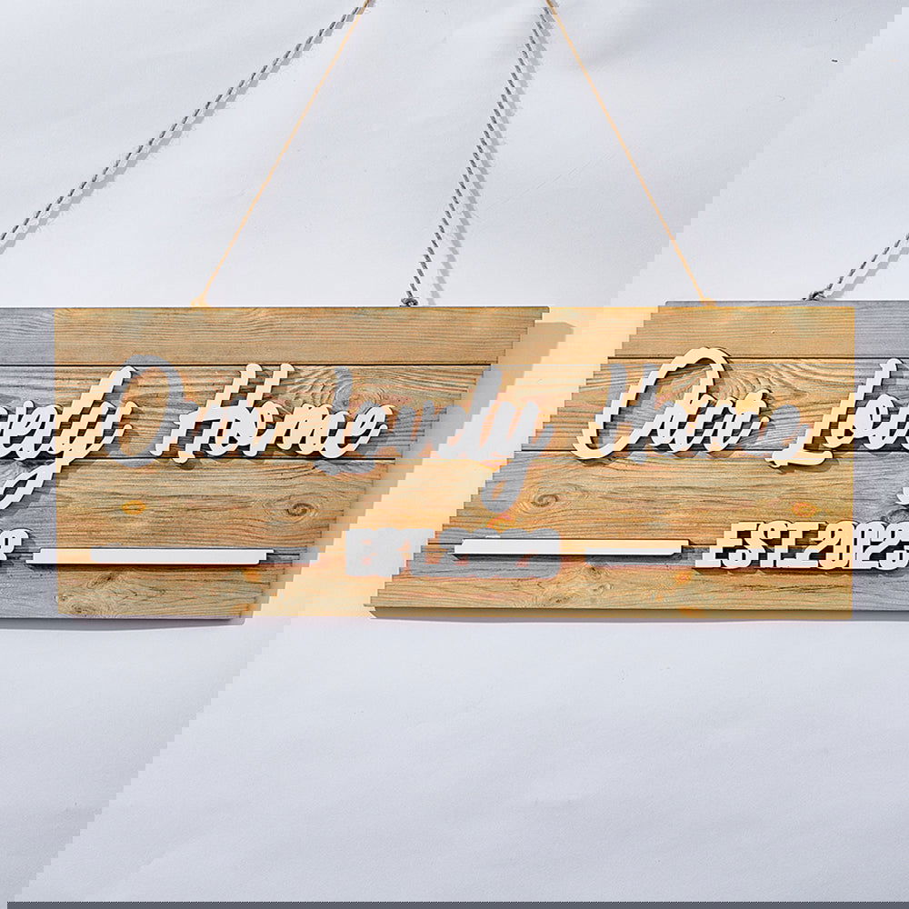 Personalized Name Custom Wood Sign Plaque - Unique Gift for Home Decoration - DigiVirt
