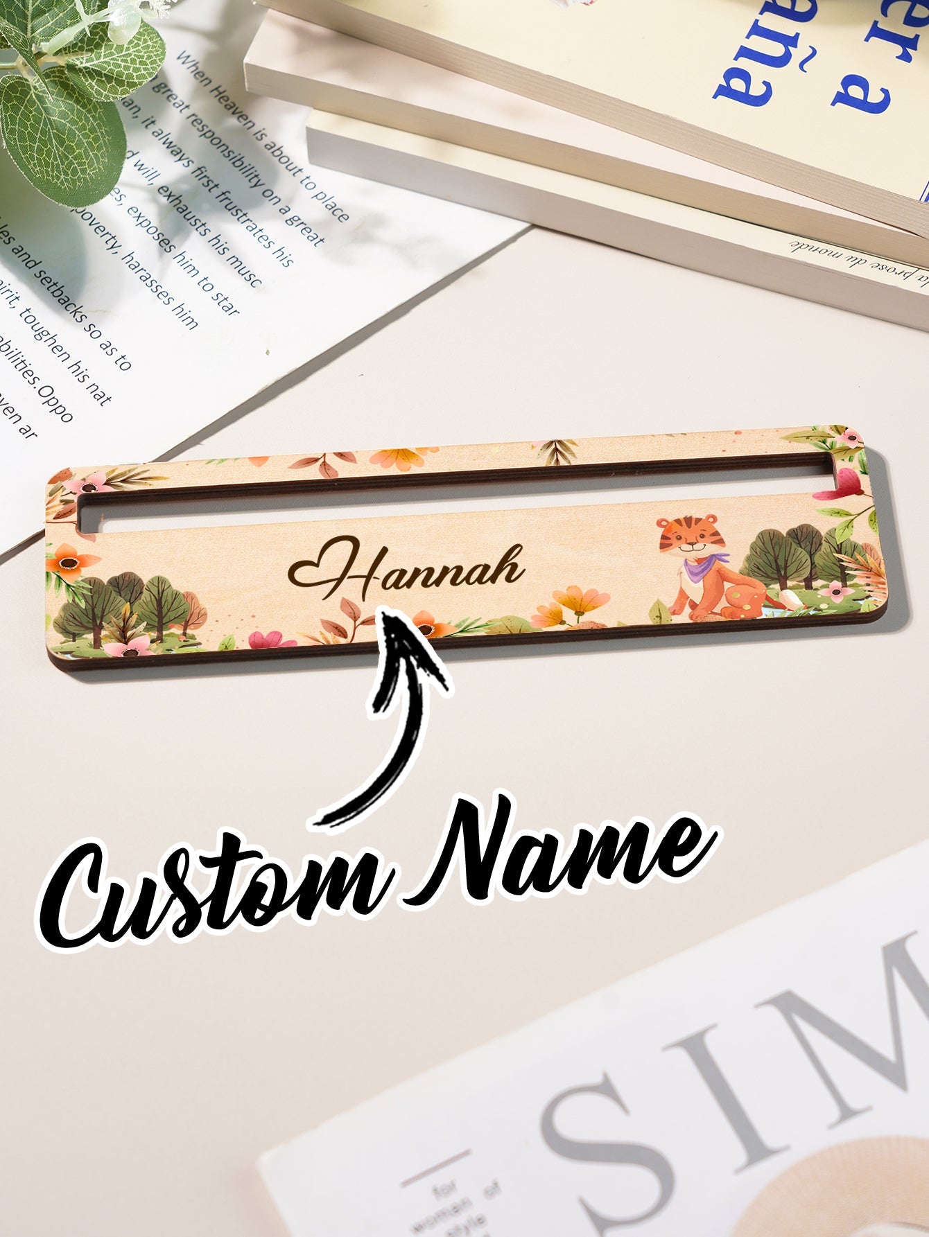 Personalized Name Reading Aid Custom Reading Aid Back To School Gift for Children - DigiVirt