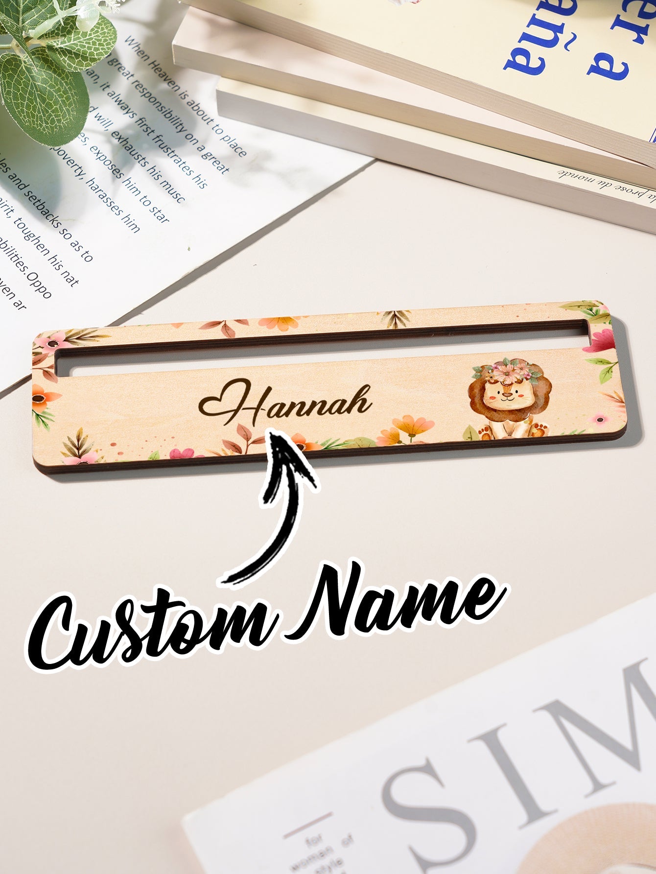 Personalized Name Reading Aid Custom Reading Aid Back To School Gift for Children - DigiVirt