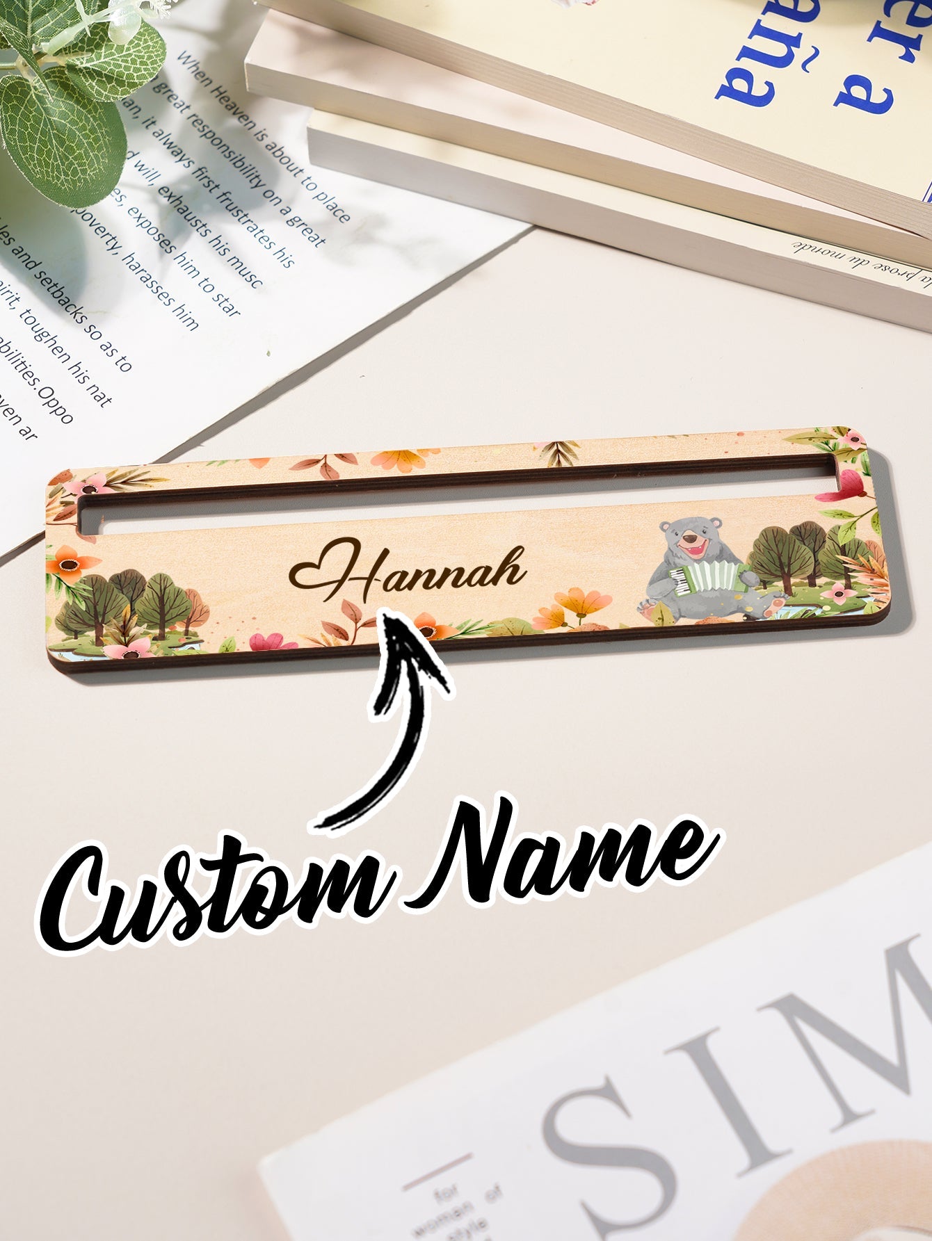 Personalized Name Reading Aid Custom Reading Aid Back To School Gift for Children - DigiVirt